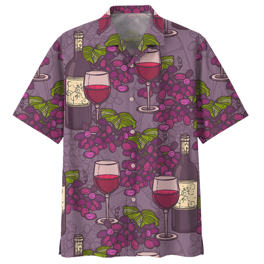 WINE HAWAIIAN SHIRT 563567