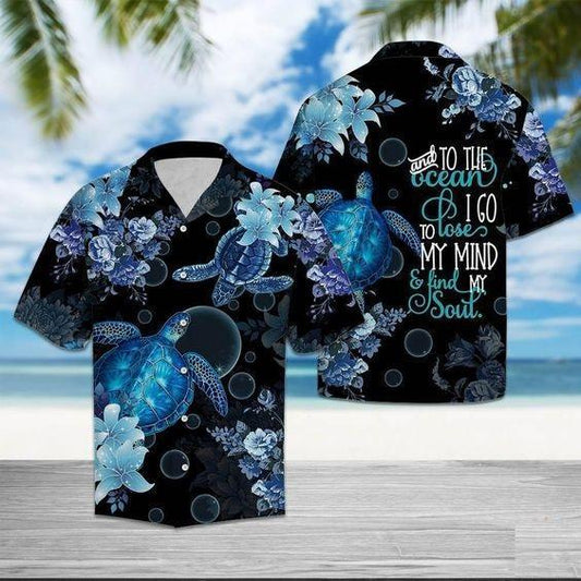 Turtle To The Ocean Hawaiian Shirt