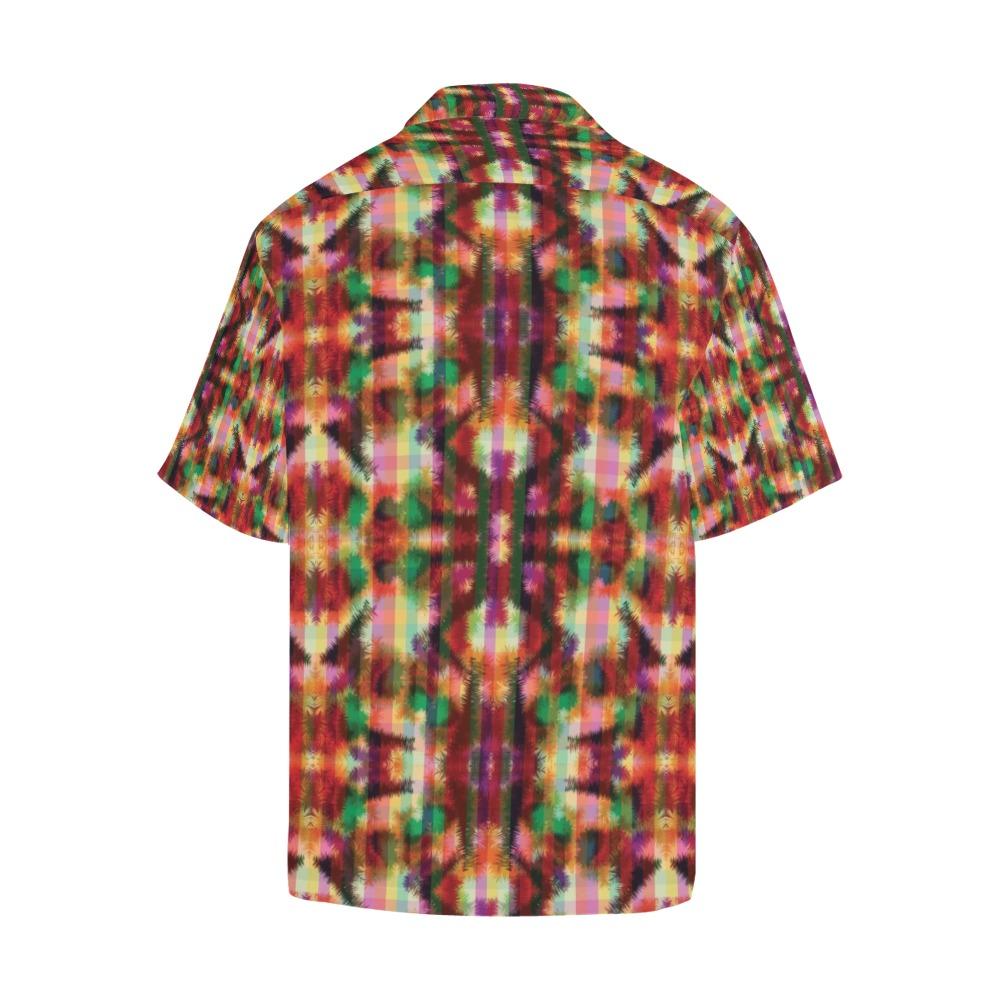 Tie Dye Print Design Hawaiian Shirt