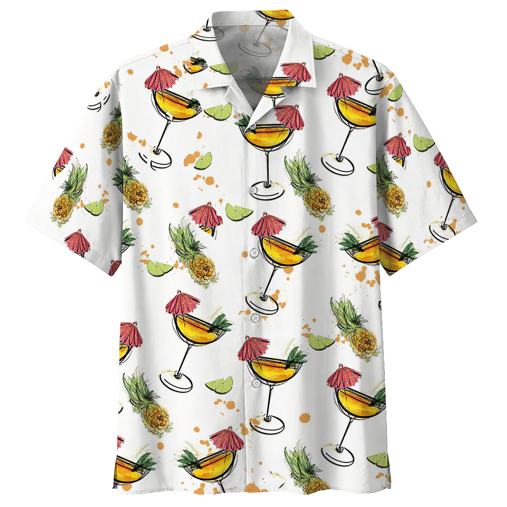 Cocktail   White Amazing Design Unisex Hawaiian Shirt For Men And Women Dhc17063823