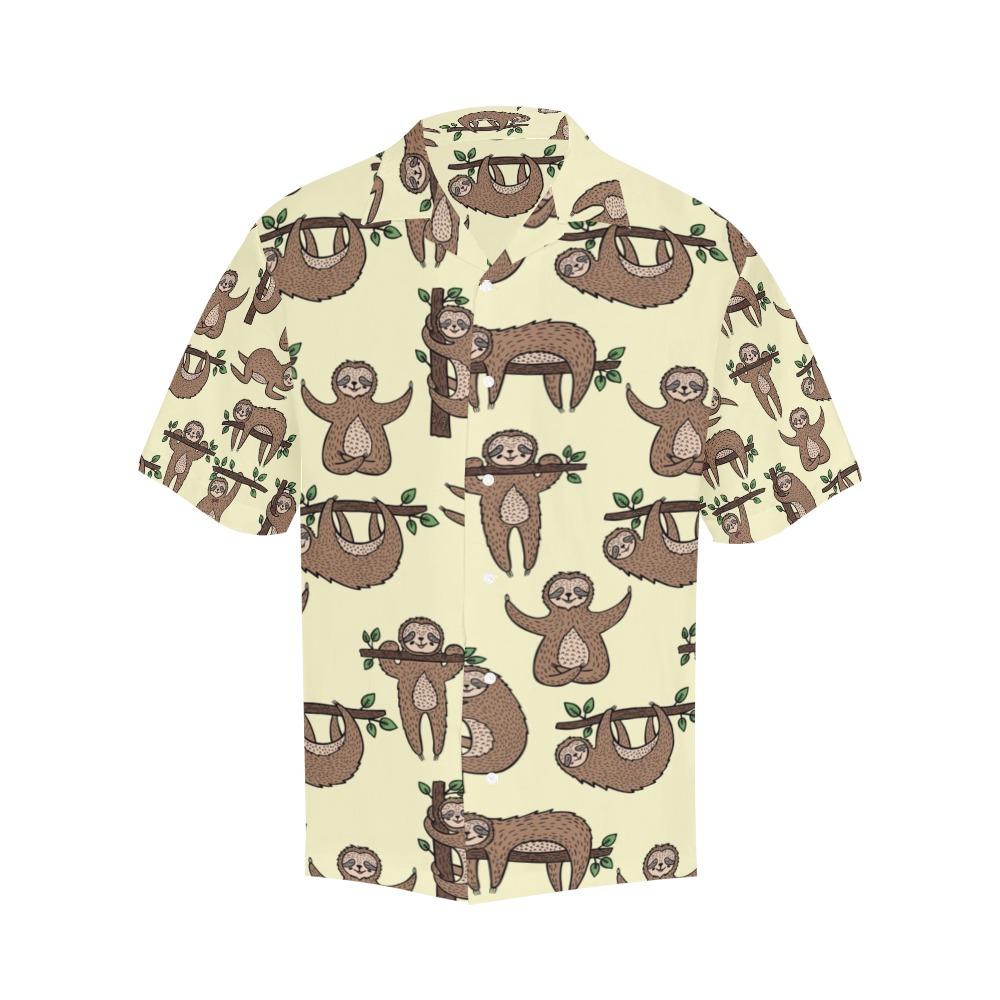 Sloth Print Design 0 Hawaiian Shirt