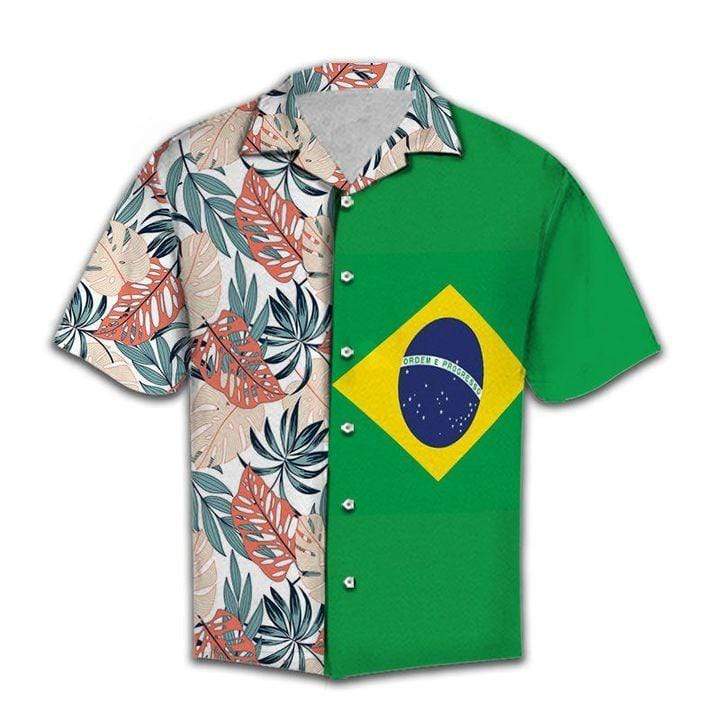 Brazil Lover Tropical Hawaiian Aloha Shirts #H