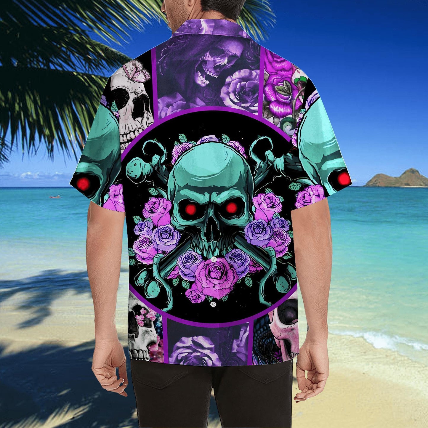 Skull Rose Hawaii Shirt Jjw23072001 Hawaiian