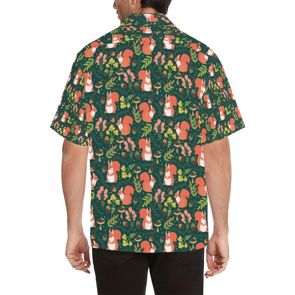 Squirrel Print Design Hawaiian Shirt