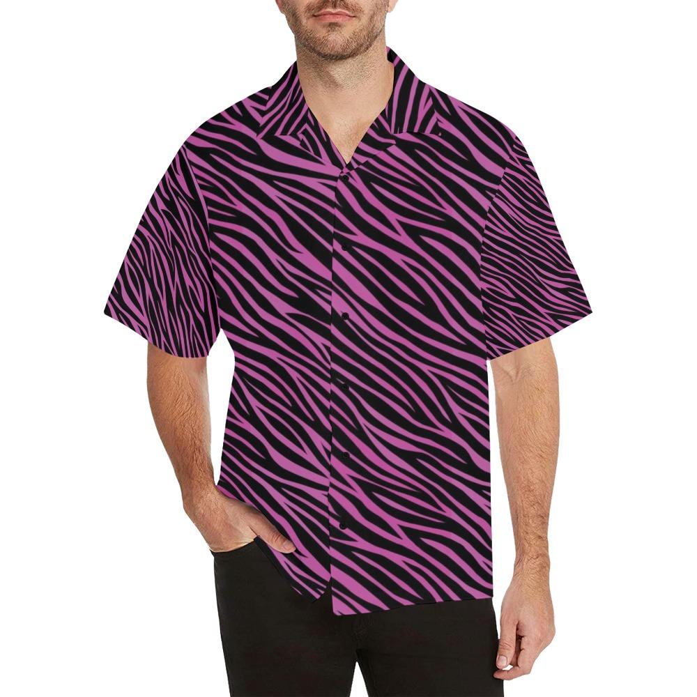 Zebra Pink Print Design Hawaiian Shirt