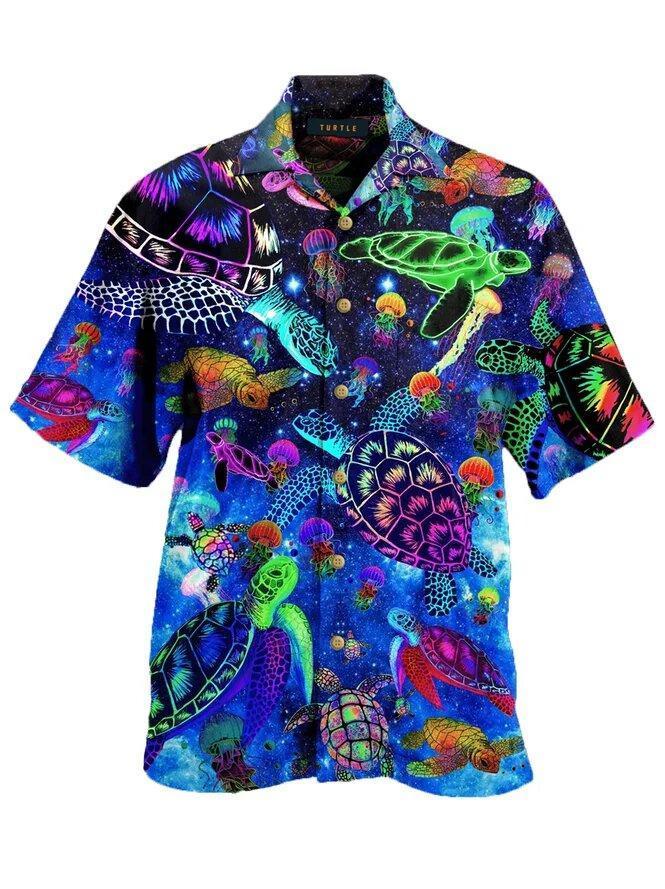 Apayprint- Turtle 3D All Over Printed Hawaiian Shirt | Unique Beach