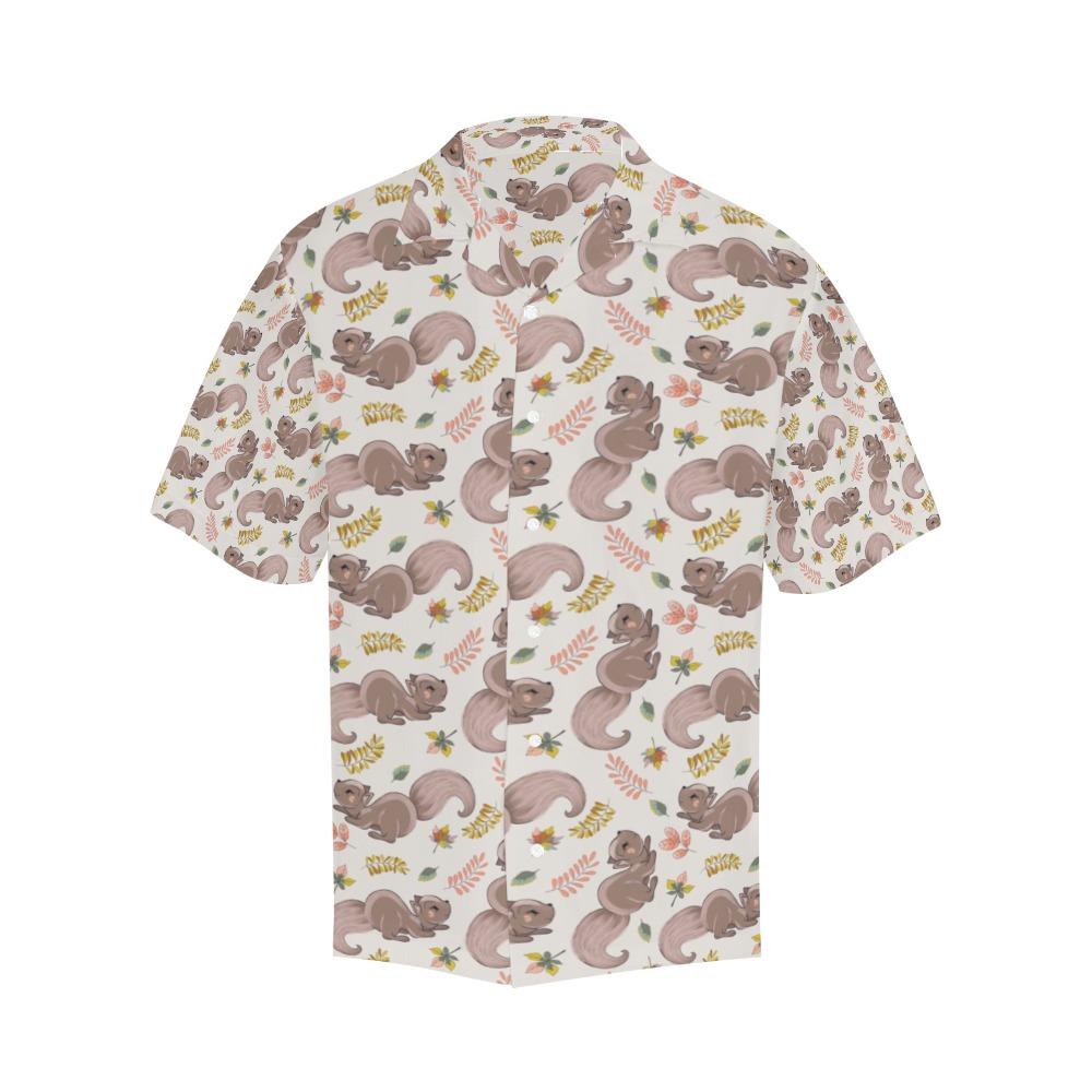 Squirrel Print Design Hawaiian Shirt
