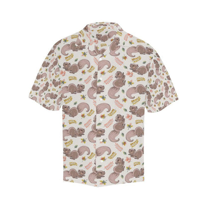 Squirrel Print Design Hawaiian Shirt