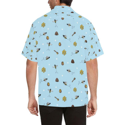 Honey Bee Print Design Hawaiian Shirt
