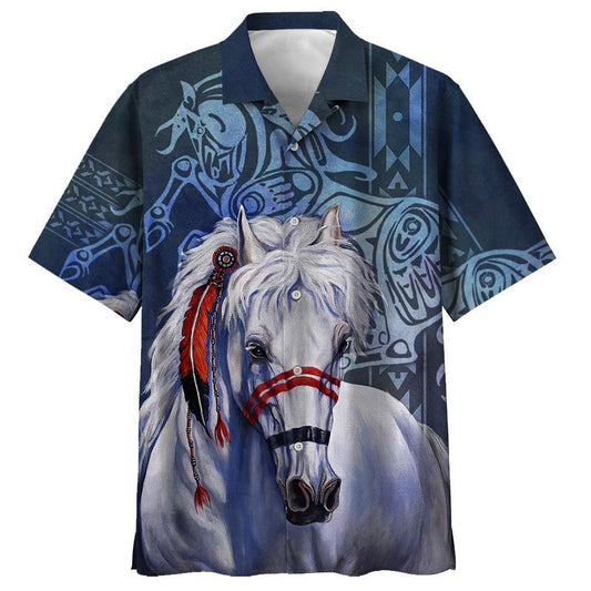 Indigenous  Blue Nice Design Unisex Hawaiian Shirt For Men And Women Dhc17063915