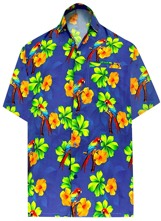 Hibiscus Blue Awesome Design Hawaiian Shirt Dhc18061204