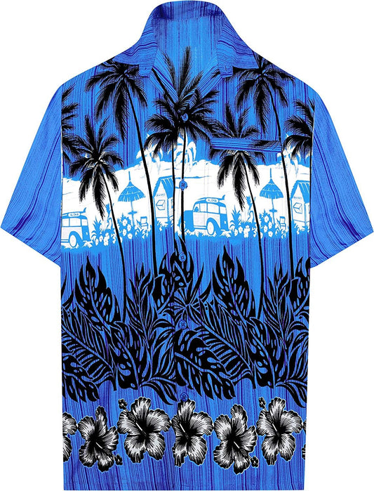 Floral Blue Amazing Design Hawaiian Shirt Dhc18061382