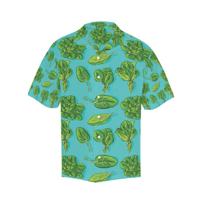 Spinach Print Design Hawaiian Shirt