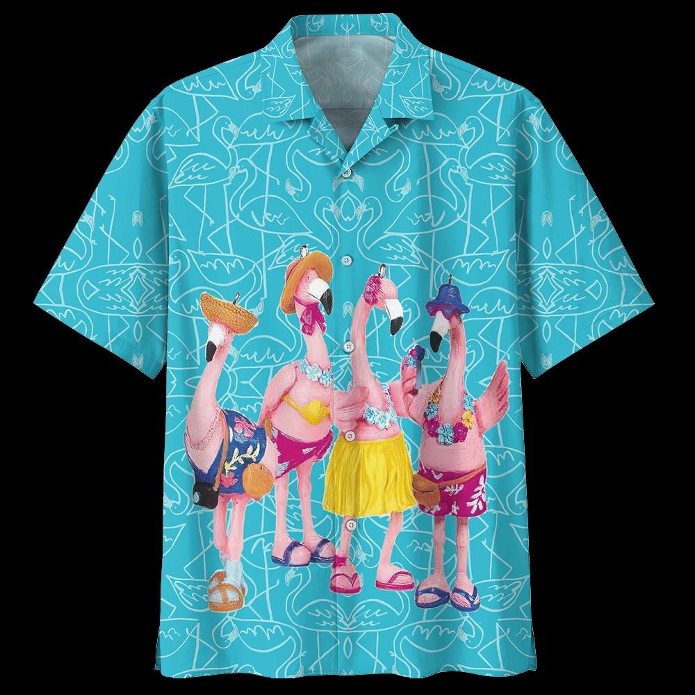 Flamingo Hawaiian Shirt Azs008