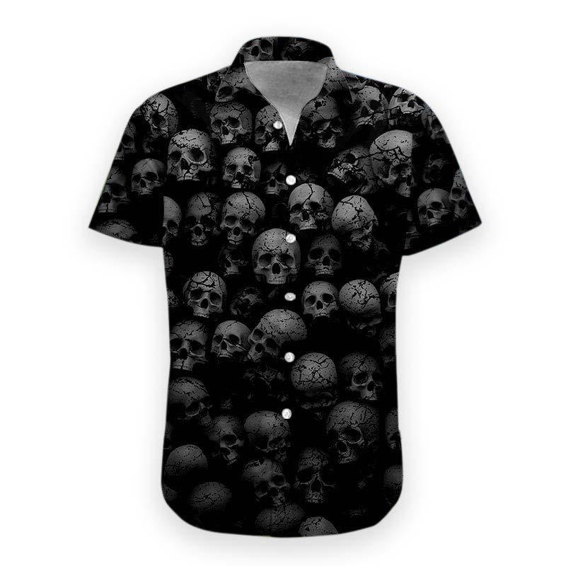  3D Skull Hawaii Shirt