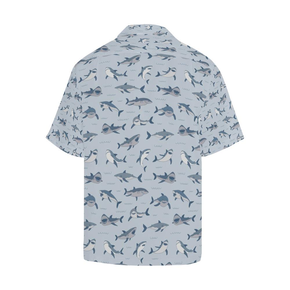 Shark Print Design Hawaiian Shirt