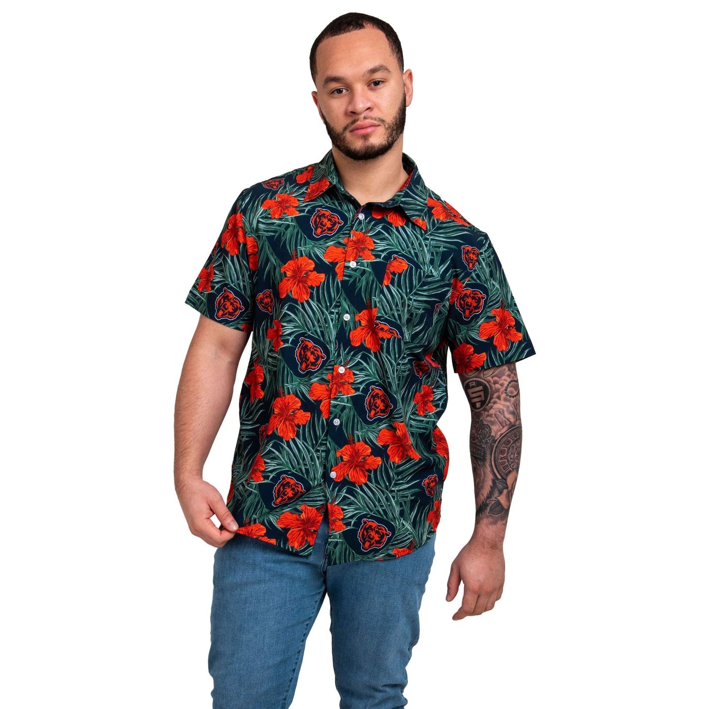 Flowers Red Green Amazing Design Hawaiian Shirt Dhc18062027