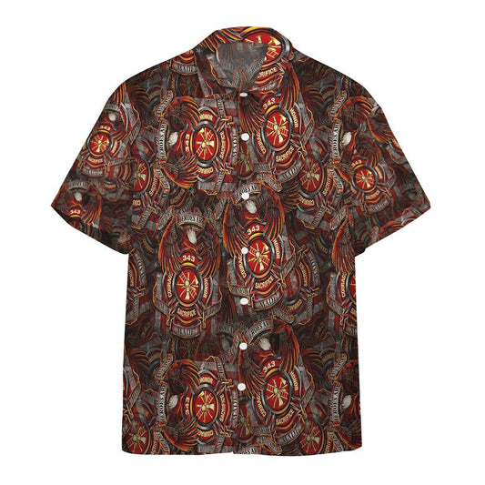  3D American Firefighter Custom Hawaii Shirt