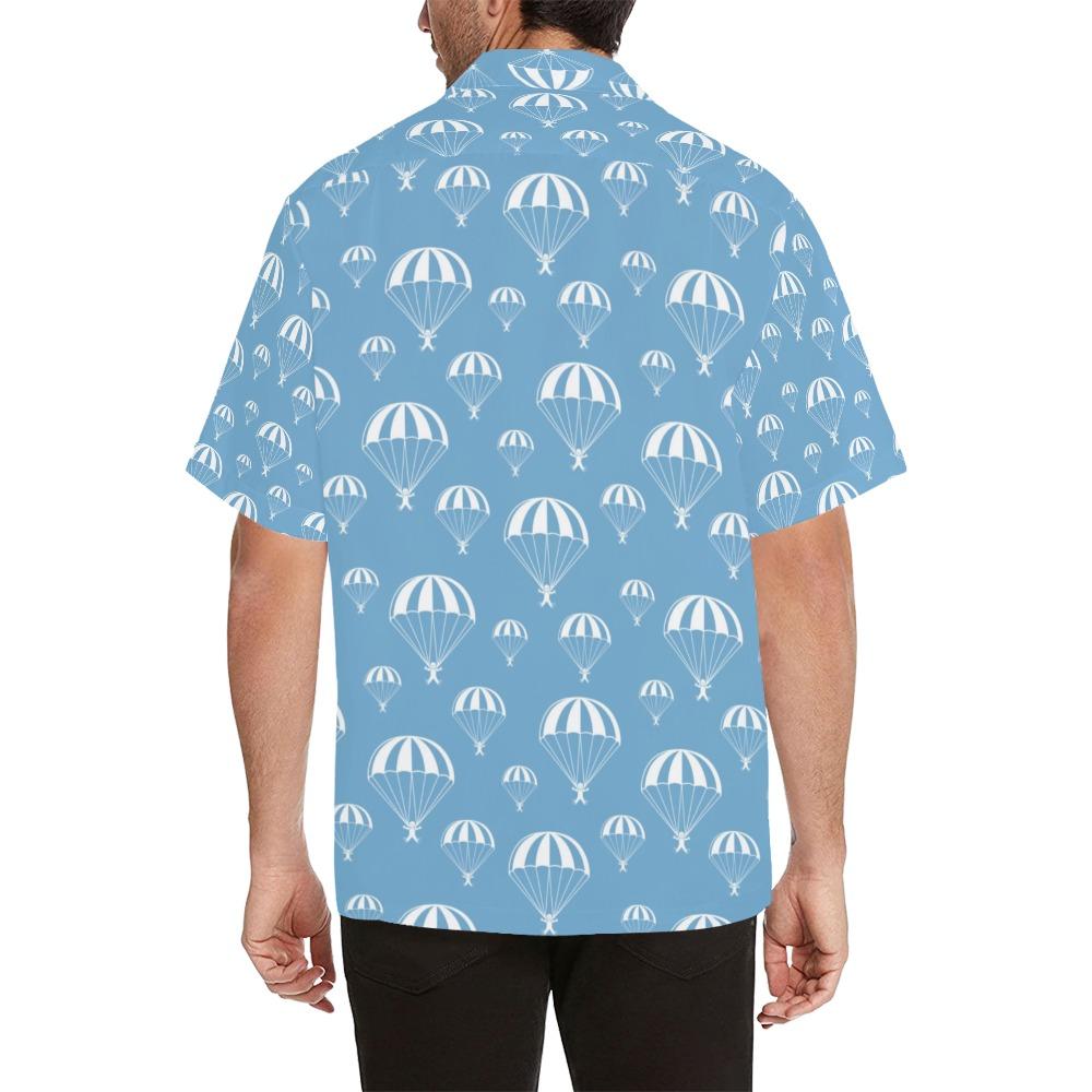 Skydiver Print Design Hawaiian Shirt