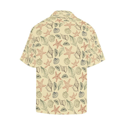 Seashell Print Design Hawaiian Shirt