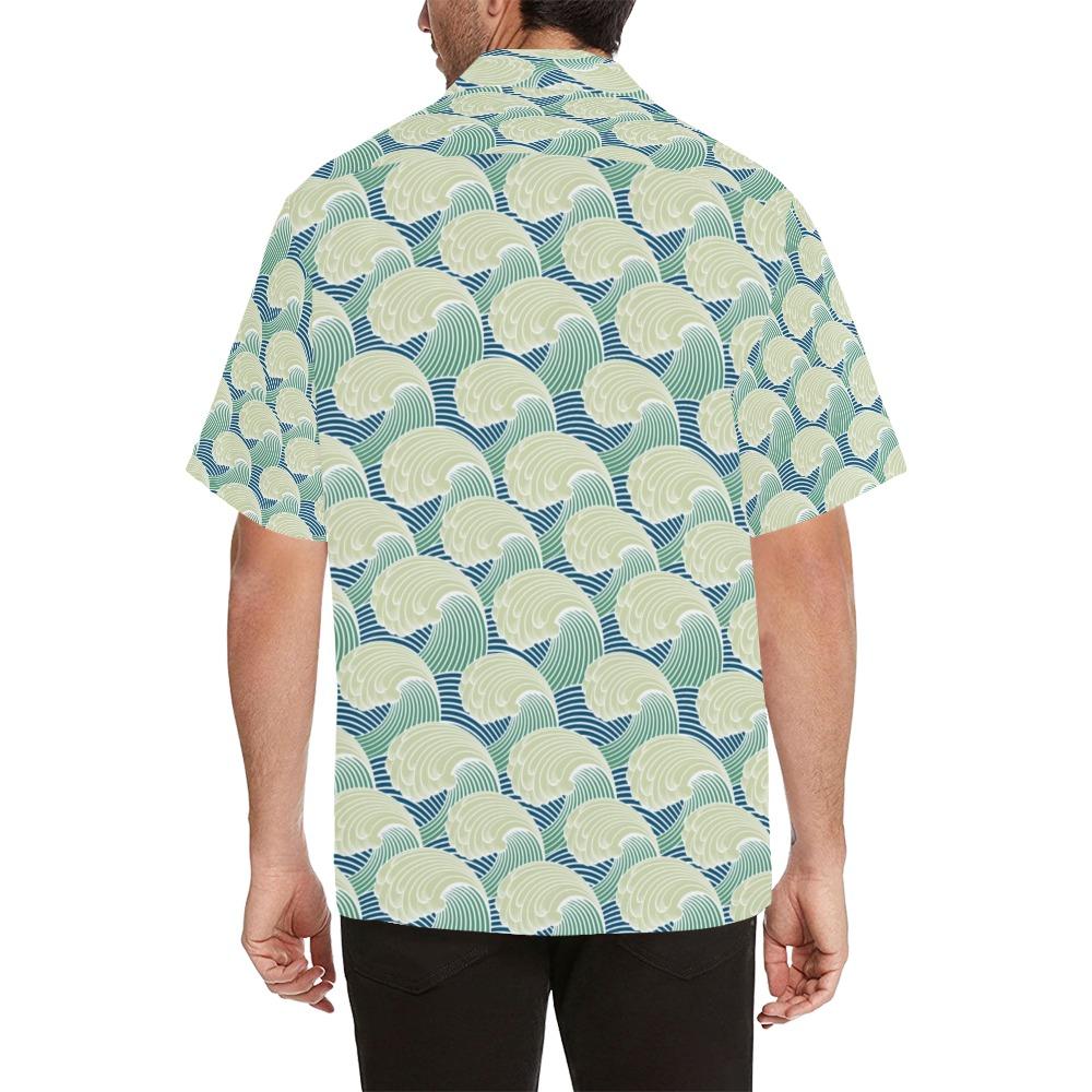 Wave Japan Style Print Design Lks3 Hawaiian Shirt