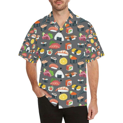 Sushi Print Design Hawaiian Shirt