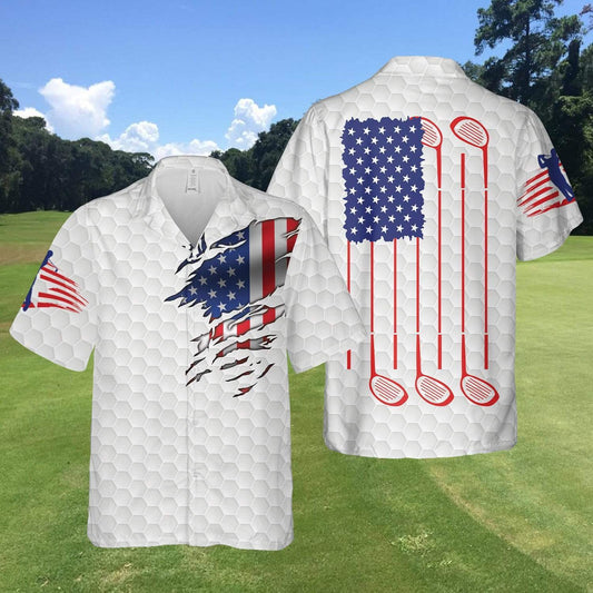 American Golf Flag Unisex Hawaiian Shirts