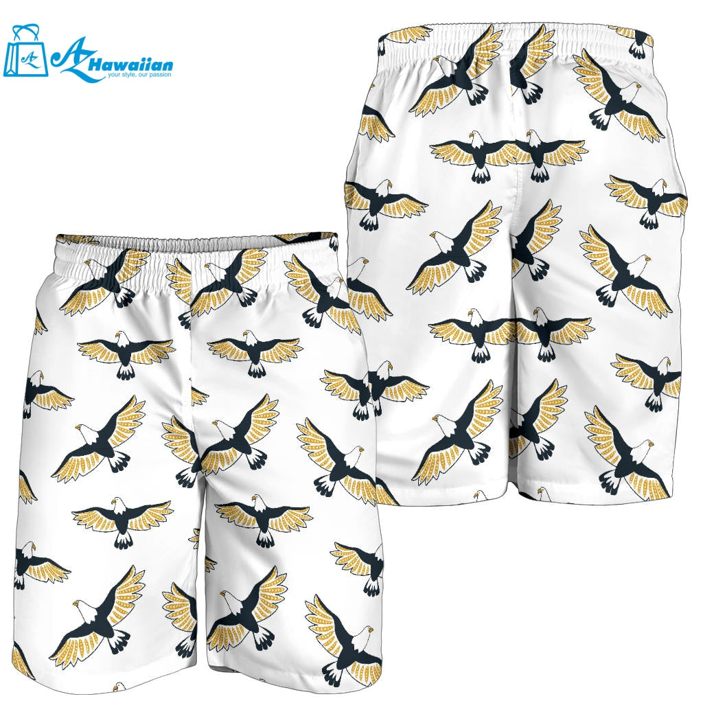 Eagle Pattern Print Design 03 Men Shorts