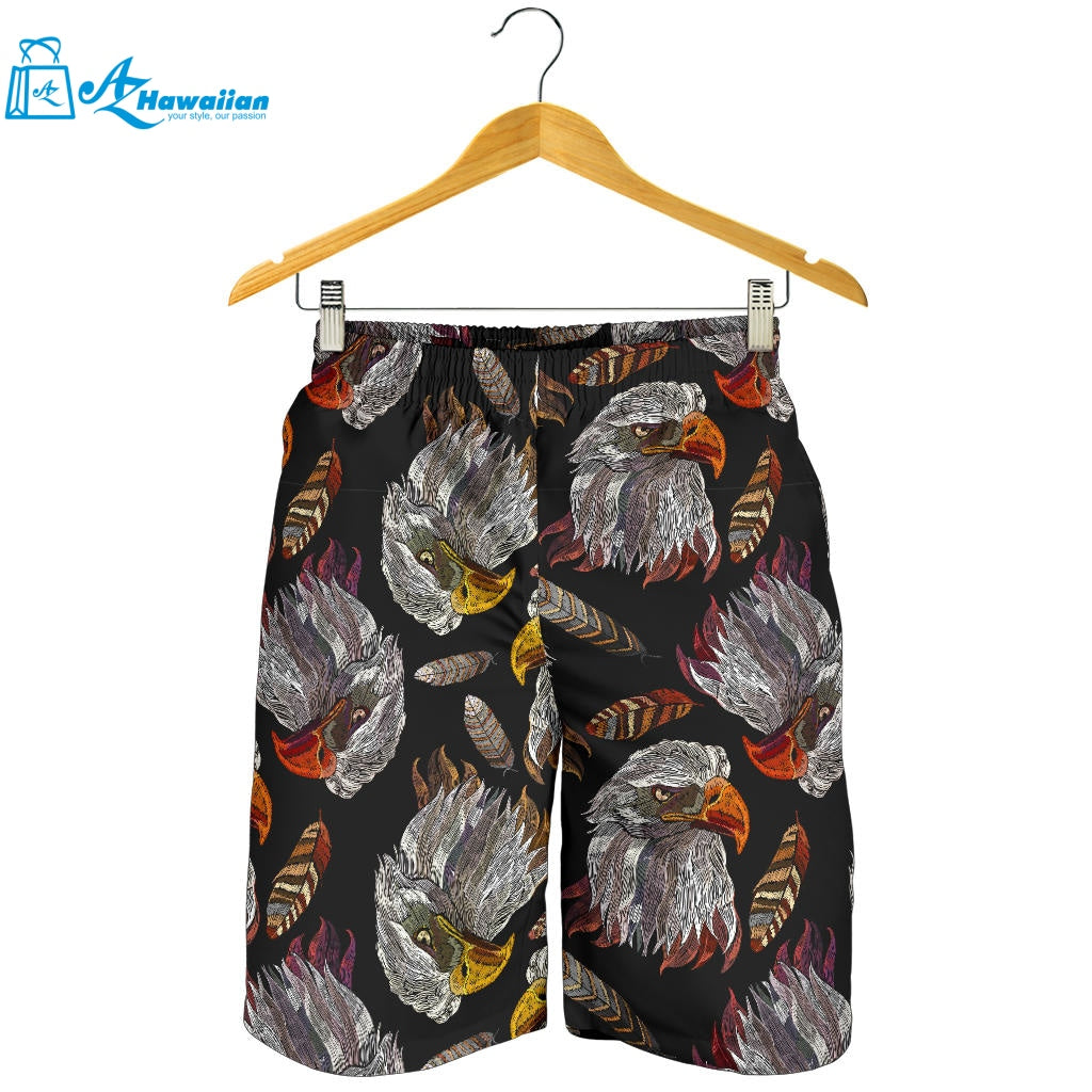 Eagle Pattern Print Design 05 Men Shorts