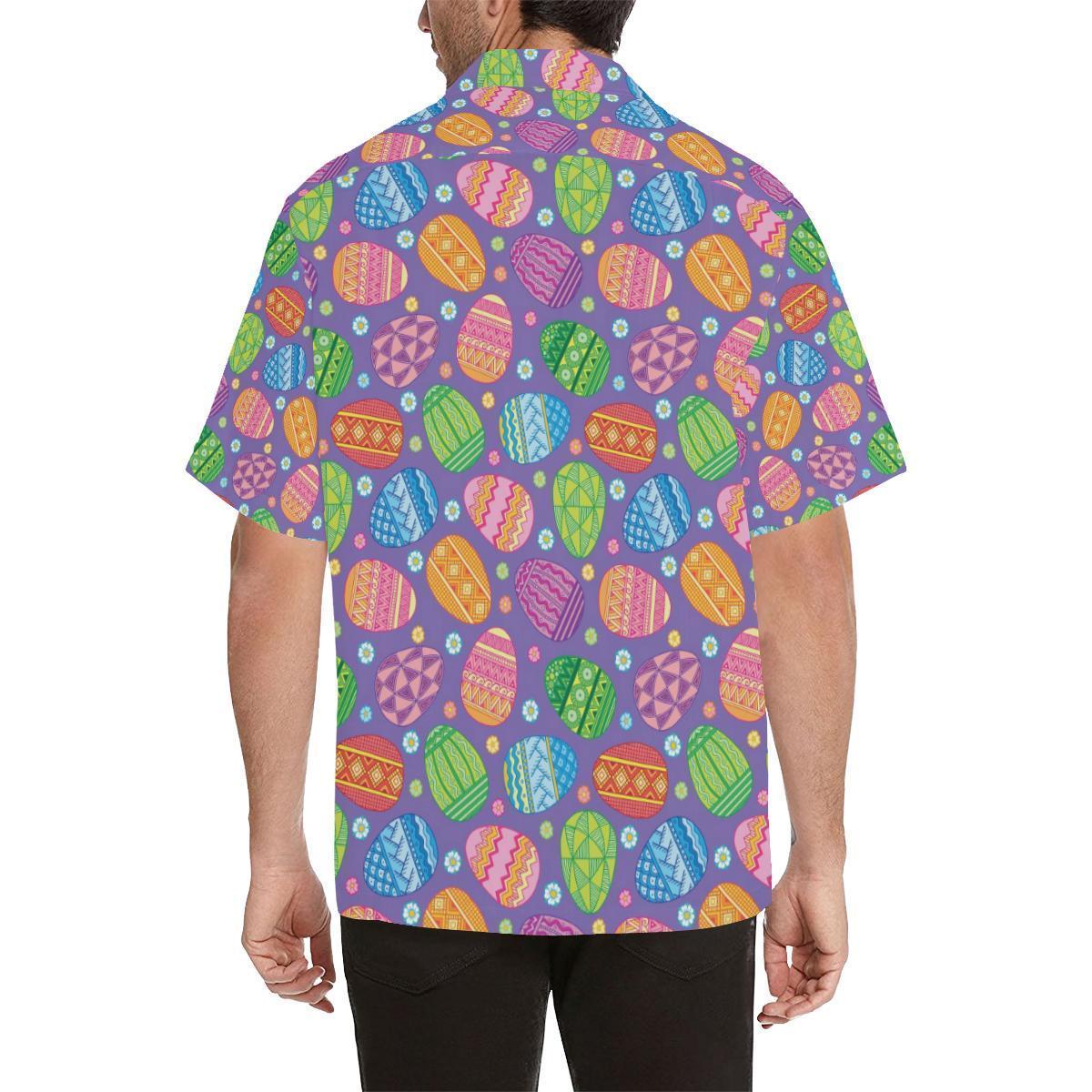 Easter Eggs Pattern Print Design Rb0 Hawaiian Shirt