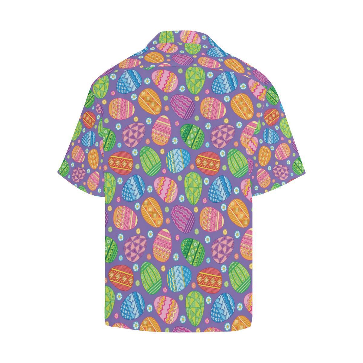 Easter Eggs Pattern Print Design Rb0 Hawaiian Shirt