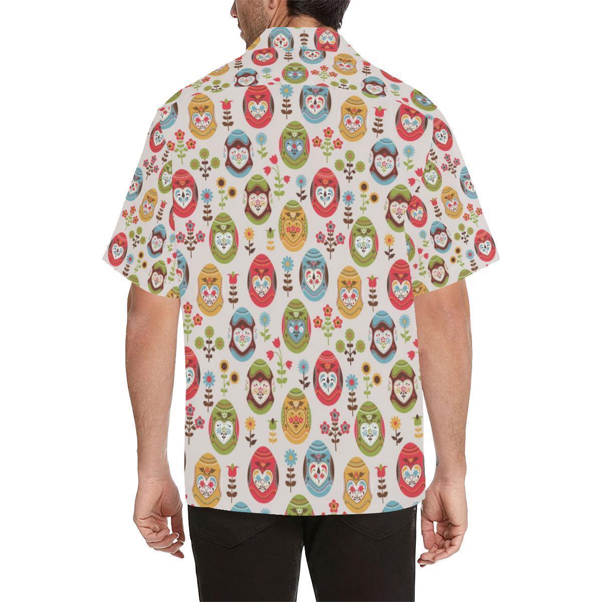 Easter Eggs Pattern Print Design Rb1 Hawaiian Shirt