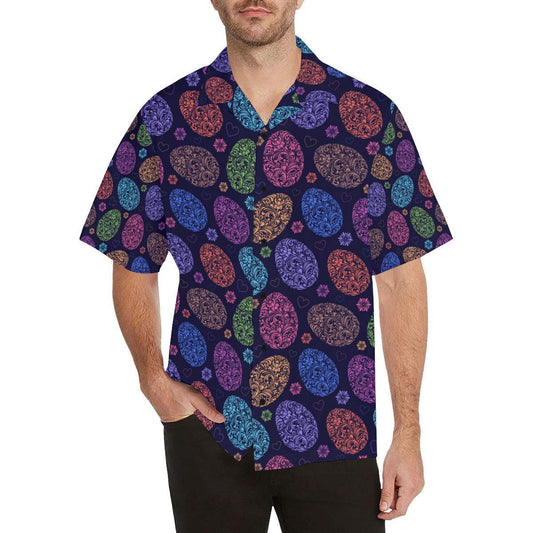 Easter Eggs Pattern Print Design Rb2 Hawaiian Shirt