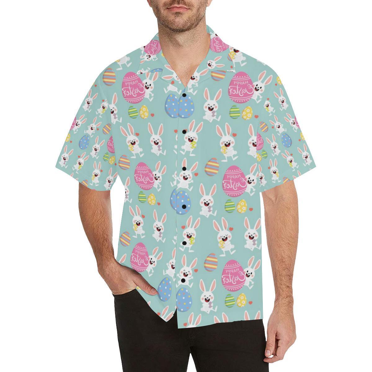 Easter Eggs Pattern Print Design Rb4 Hawaiian Shirt