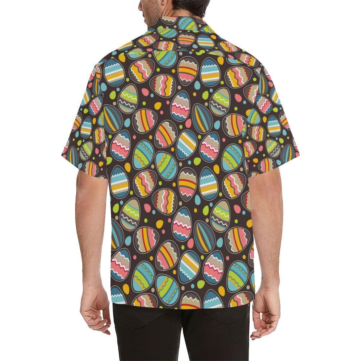 Easter Eggs Pattern Print Design Rb Hawaiian Shirt