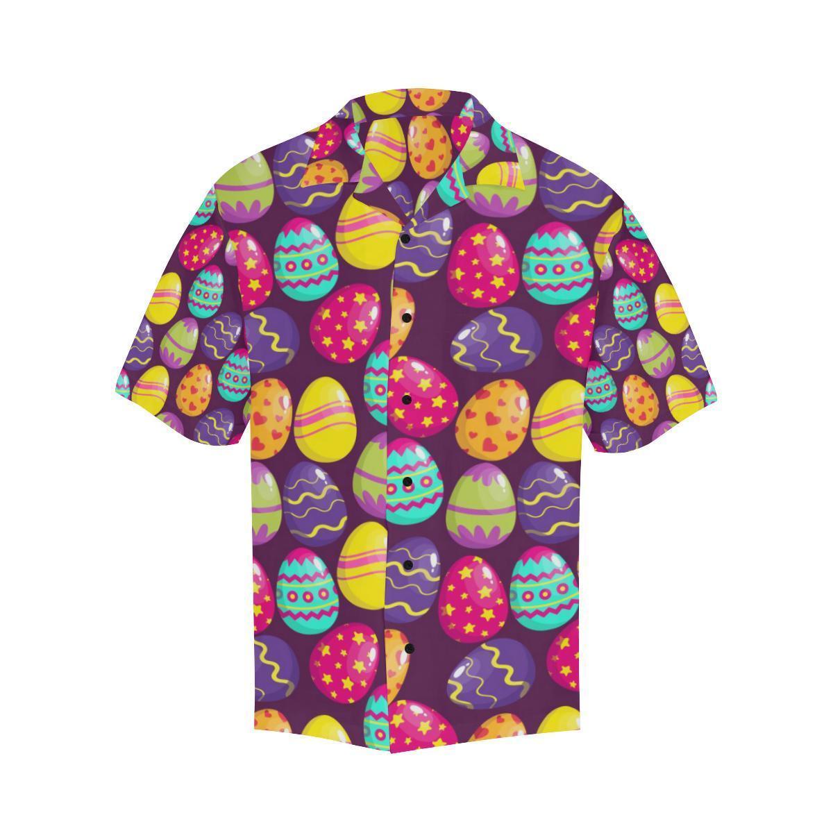 Easter Eggs Pattern Print Design Rb Hawaiian Shirt