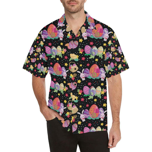 Easter Eggs Pattern Print Design Rb Hawaiian Shirt