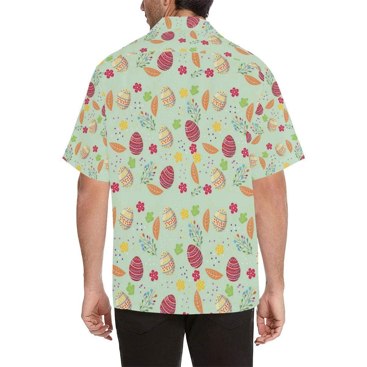 Happy Easter Vintage Retro Pattern Hawaiian Aloha Shirts #H