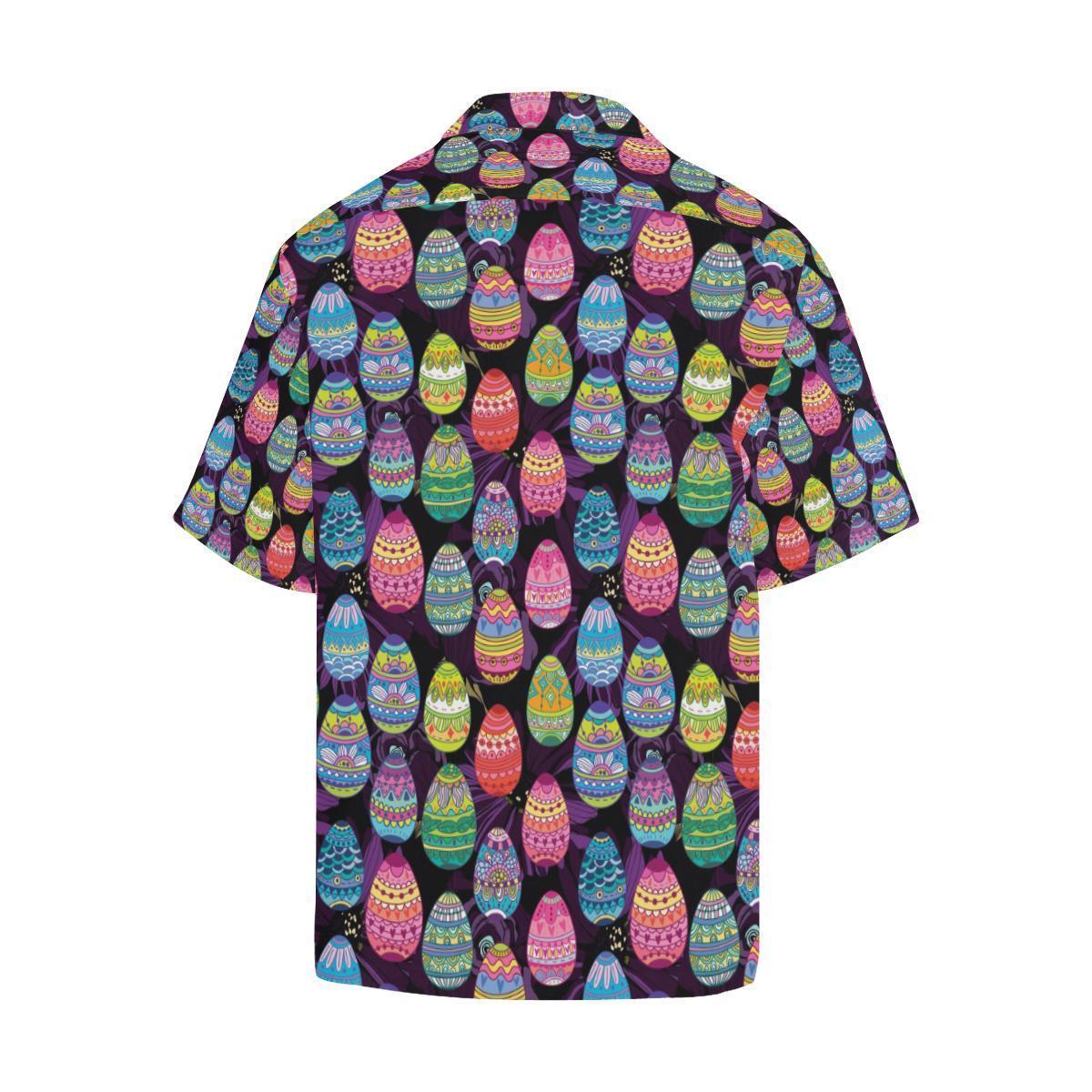 Easter Eggs Pattern Print Design Rb Hawaiian Shirt