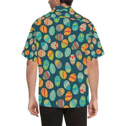 Easter Eggs Pattern Print Design Rb Hawaiian Shirt