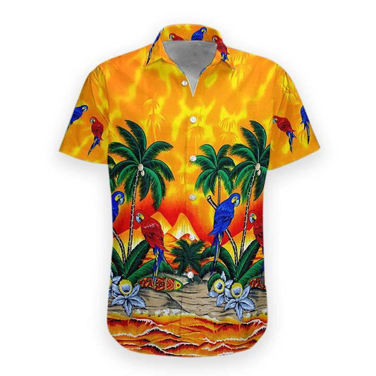  3D Parrot Hawaii Shirt