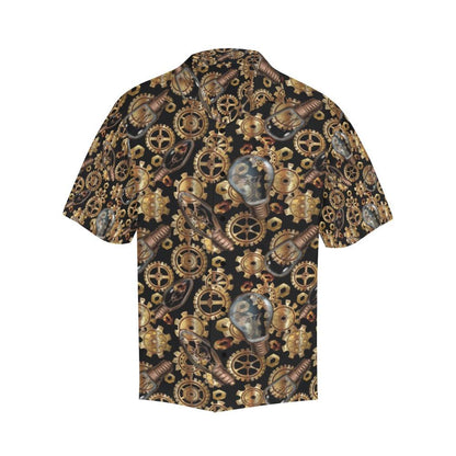 Steampunk Lightbulb Print Design Hawaiian Shirt