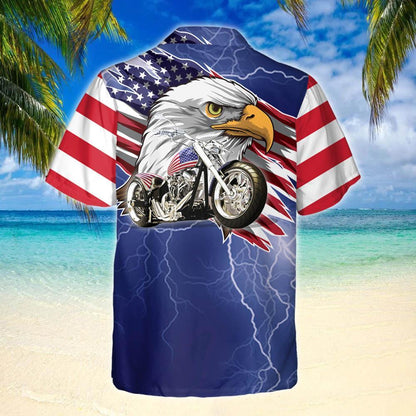 American Eagle Motorcycle Hawaiian Shirt Thh2312Hw