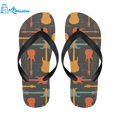 electric guitars pattern Unisex Flip Flops