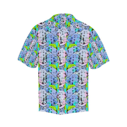 Elephant Art Color Print Pattern Hawaiian Shirt