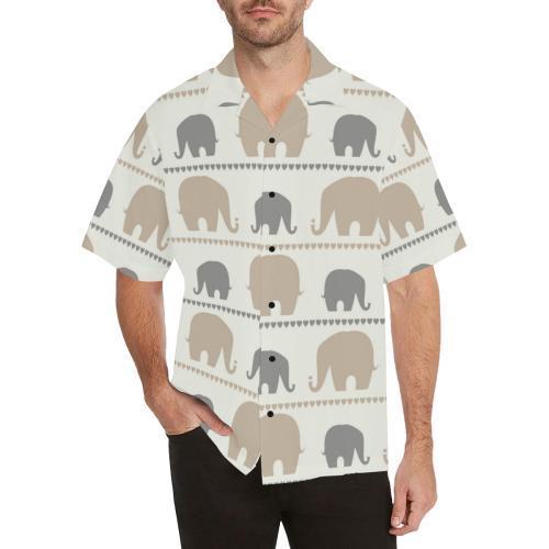 Elephant Cute Hawaiian Shirt