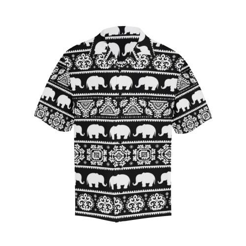 Elephant Pattern Hawaiian Shirt