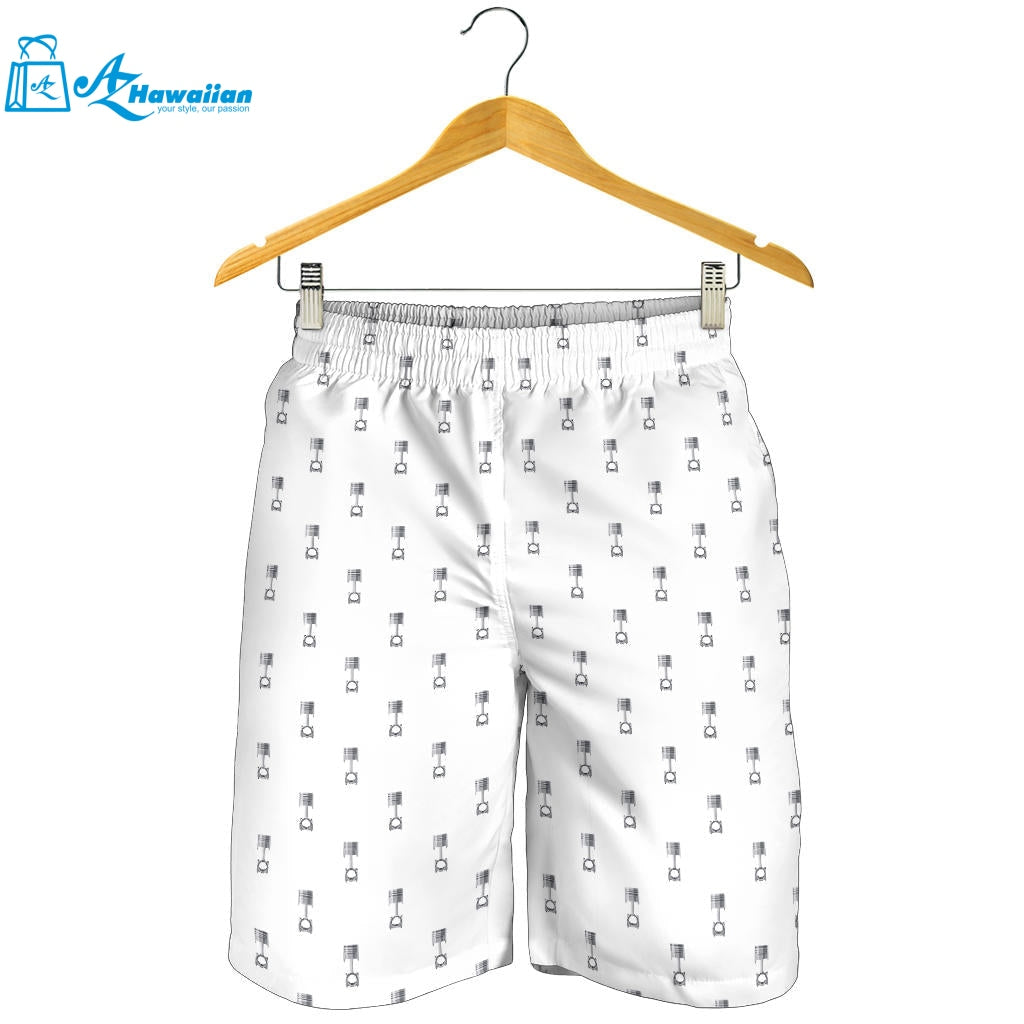 Engine Piston Background Pattern Print Design 01 Men Shorts