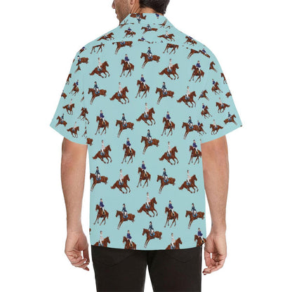 Equestrian Horse Riding Hawaiian Shirt