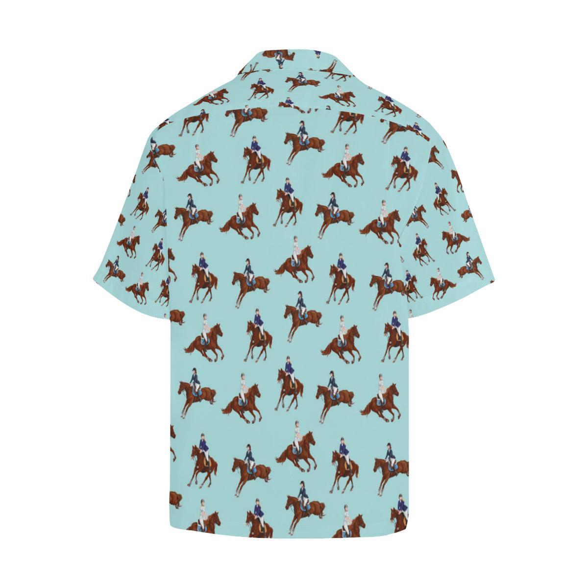 Equestrian Horse Riding Hawaiian Shirt